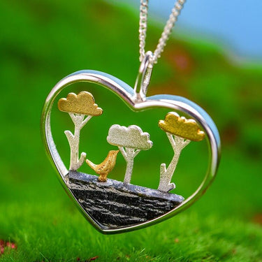 Natural Planting Trees of Clouds Necklace-Your Soul Place